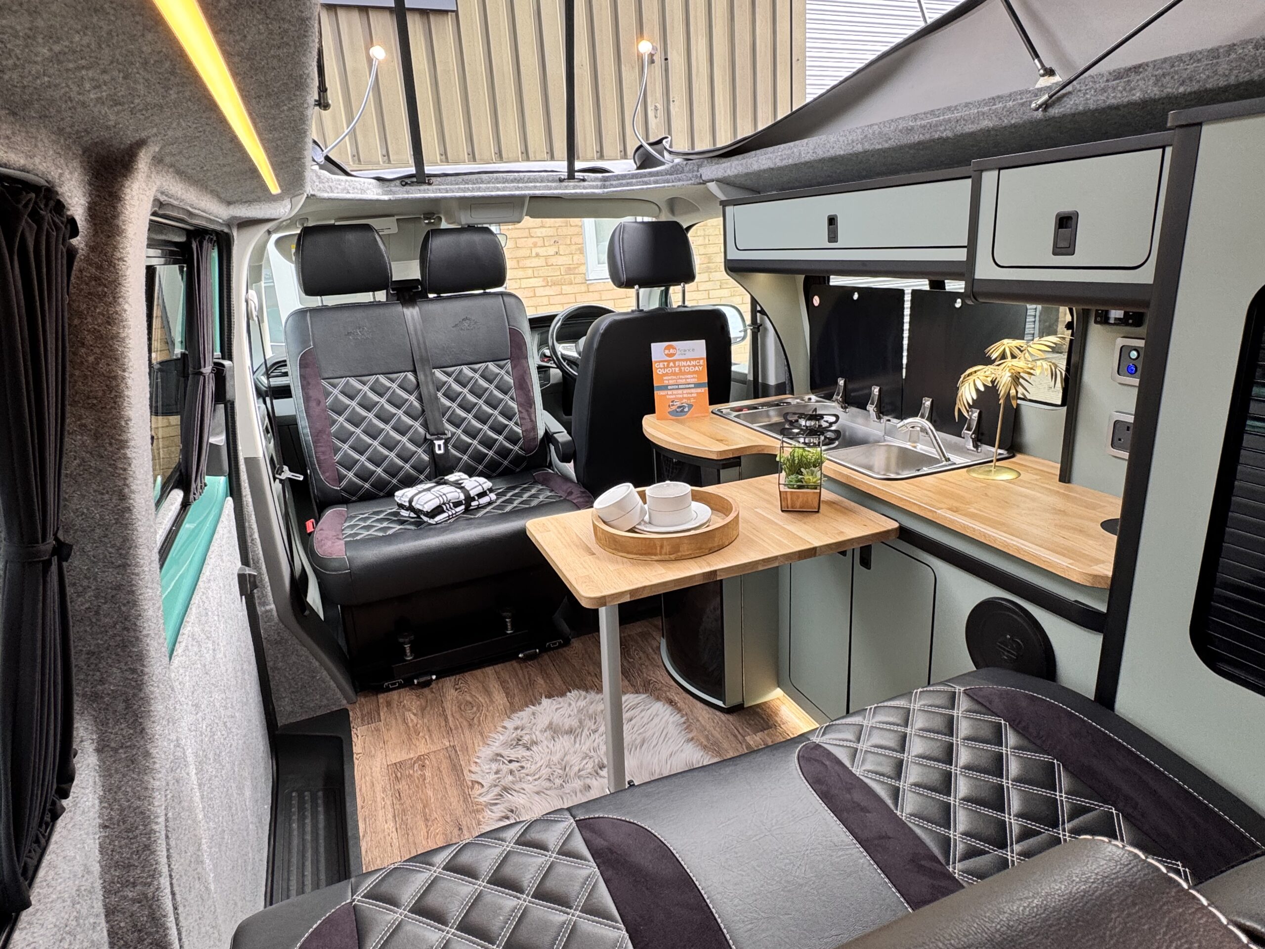 2020 VW Transporter T6.1 Camper T28 110BHP Euro6 5sp Manual SWB RIB Skyline NO VAT - Image 36