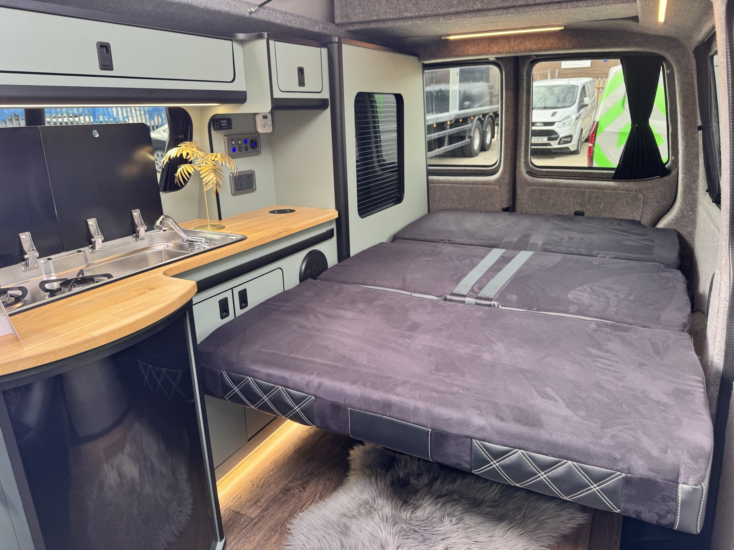 2020 VW Transporter T6.1 Camper T28 110BHP Euro6 5sp Manual SWB RIB Skyline NO VAT - Image 51